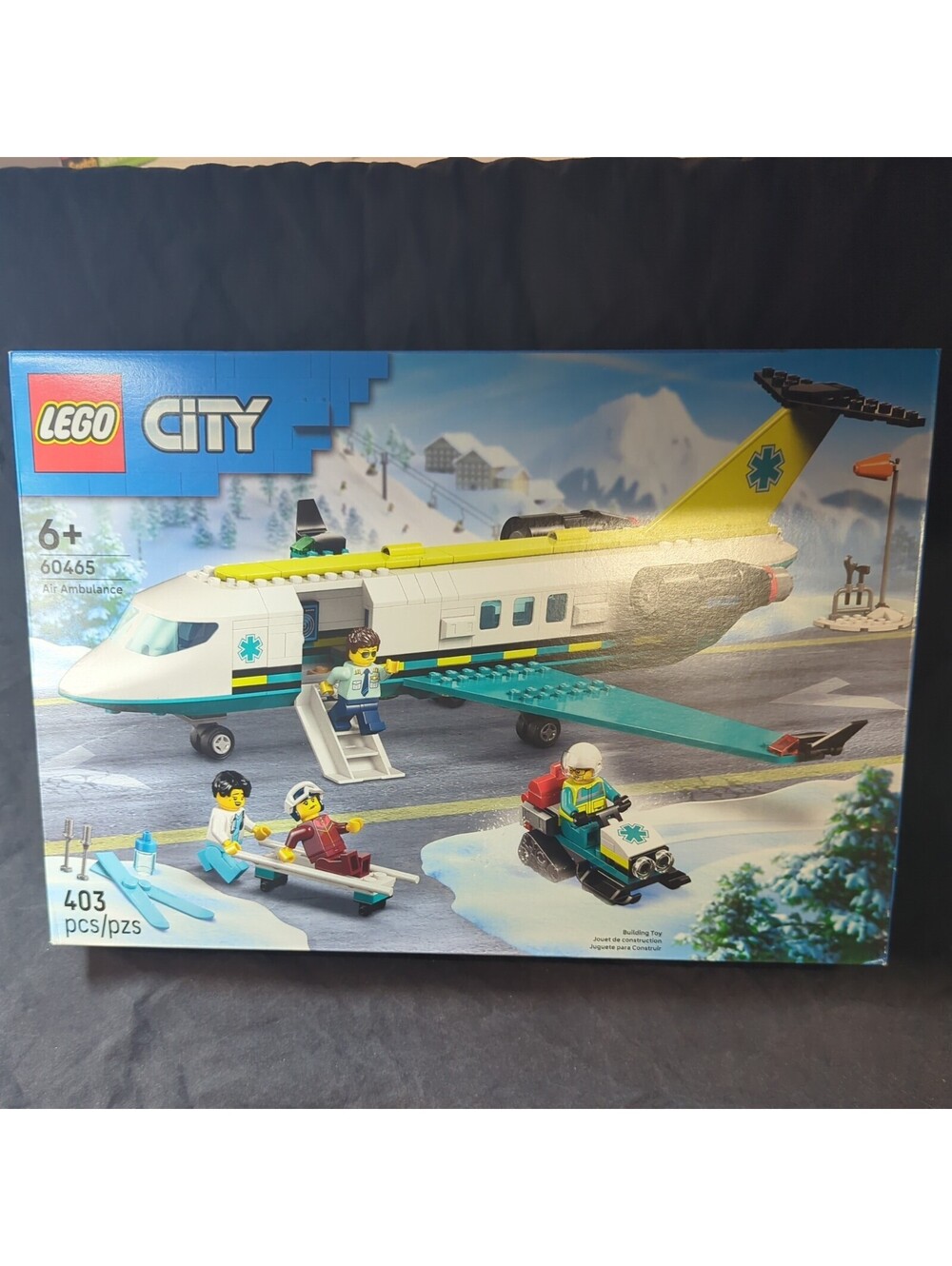 LEGO City Emergency Air Ambulance Airplane Toy 60465 -New- Factory sealed